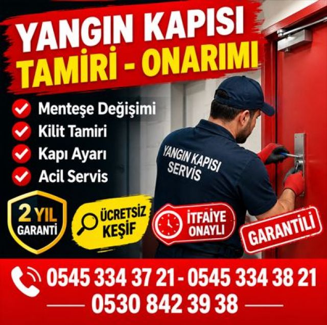Ümraniye Yangın Kapısı Tamiri | Bakım, Onarım ve Parça Değişimi