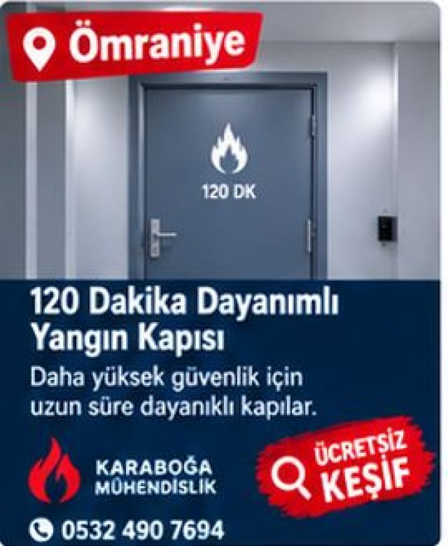 Ümraniye 120 Dakika Dayanımlı Yangın Kapısı