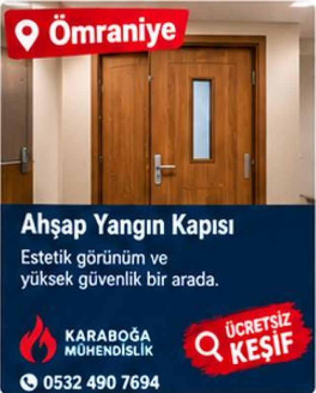 Ümraniye Ahşap Yangın Kapısı
