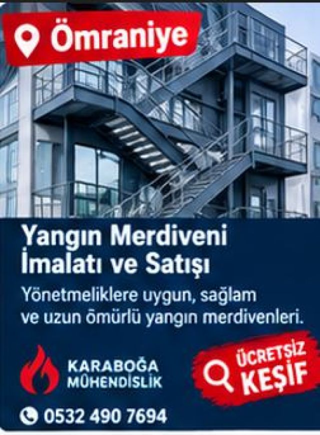 Ümraniye Yangın Merdiveni İmalatı ve Satışı