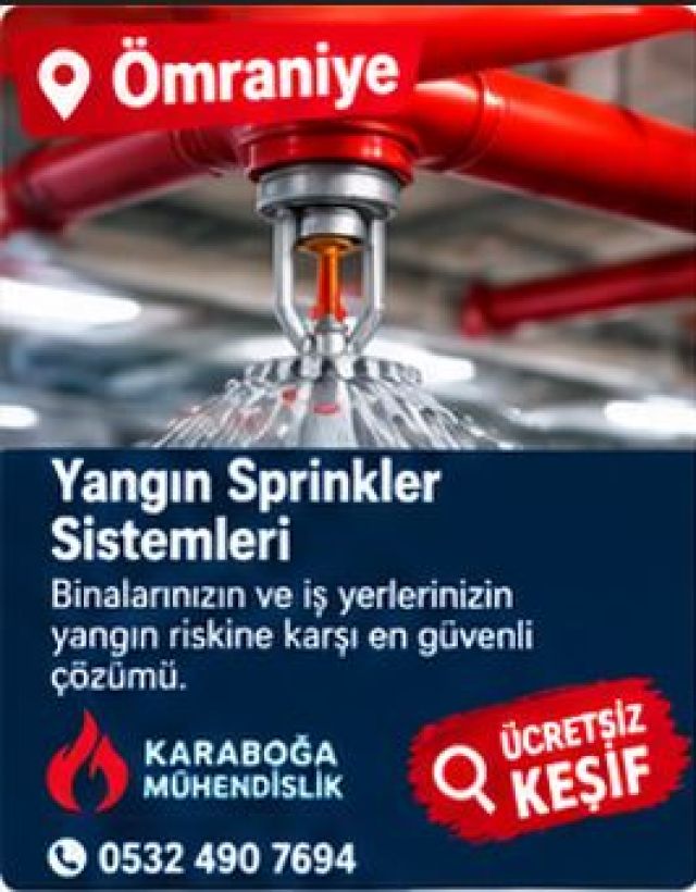 Ümraniye Yangın Sprinkler Sistemleri